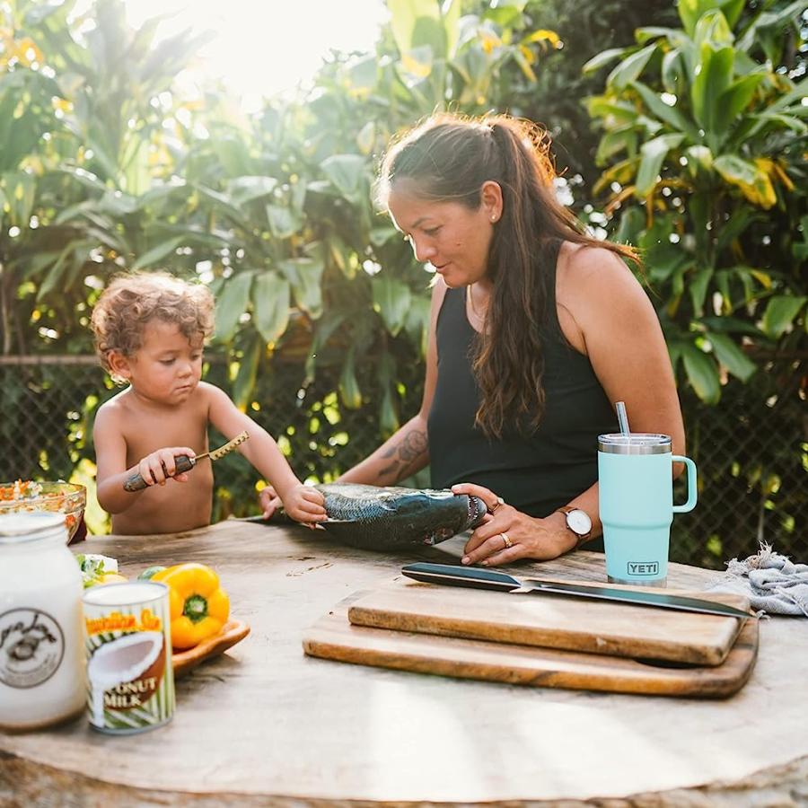 YETI RAMBLER 25 OZ STRAW MUG, VACUUM INSULATED, STAINLESS STEEL, SEAFOAM | YETI | 04