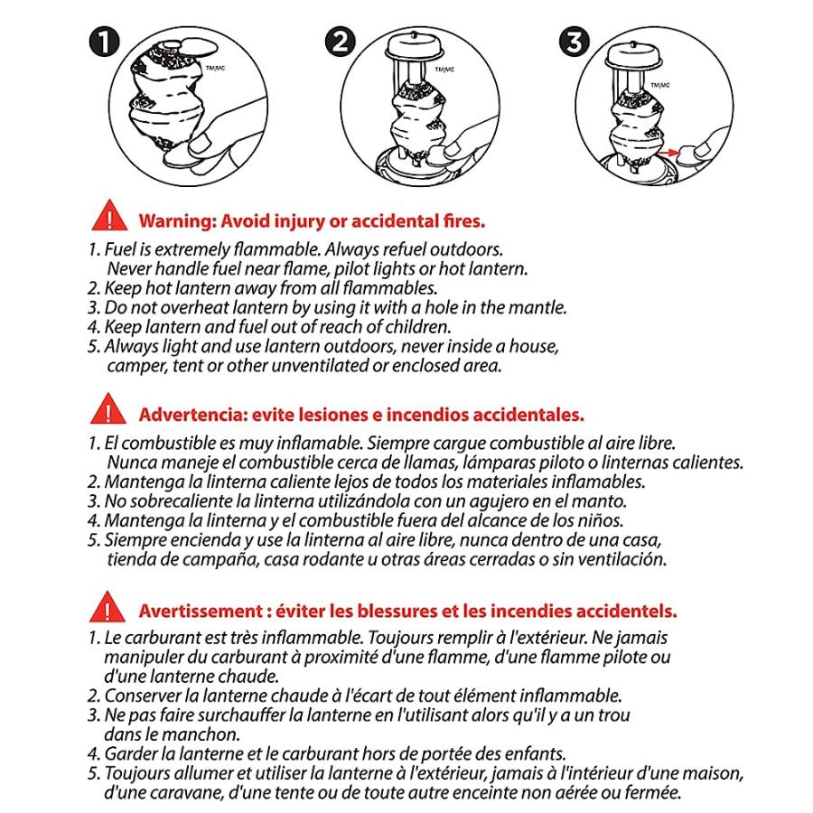COLEMAN #95 INSTA-CLIP ACCORDION SHAPE MANTLE 2-PACKS OF 2 (4 TOTAL MANTLES) | Coleman | 03