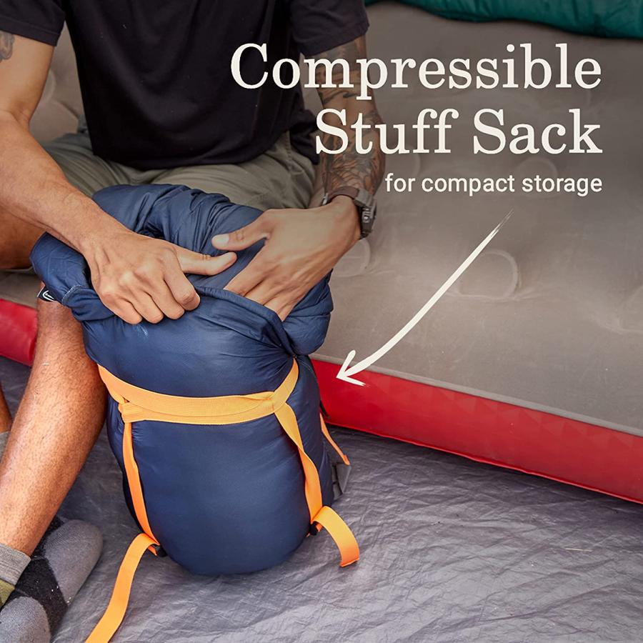 Coleman Sleeping BagBig Bay 20° Big & Tall Contour Sleeping Bag for Adults | Coleman | 03