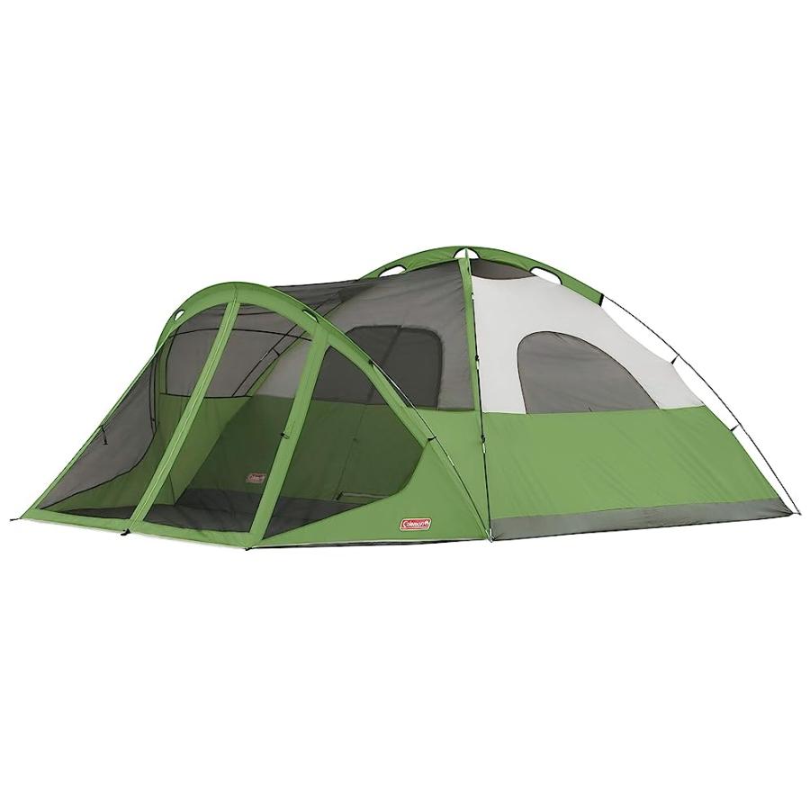 COLEMAN CAMPING TENT WITH SCREEN ROOM | 8 PERSON EVANSTON DOME TENT WITH SCREENED PORCH | Coleman | 01