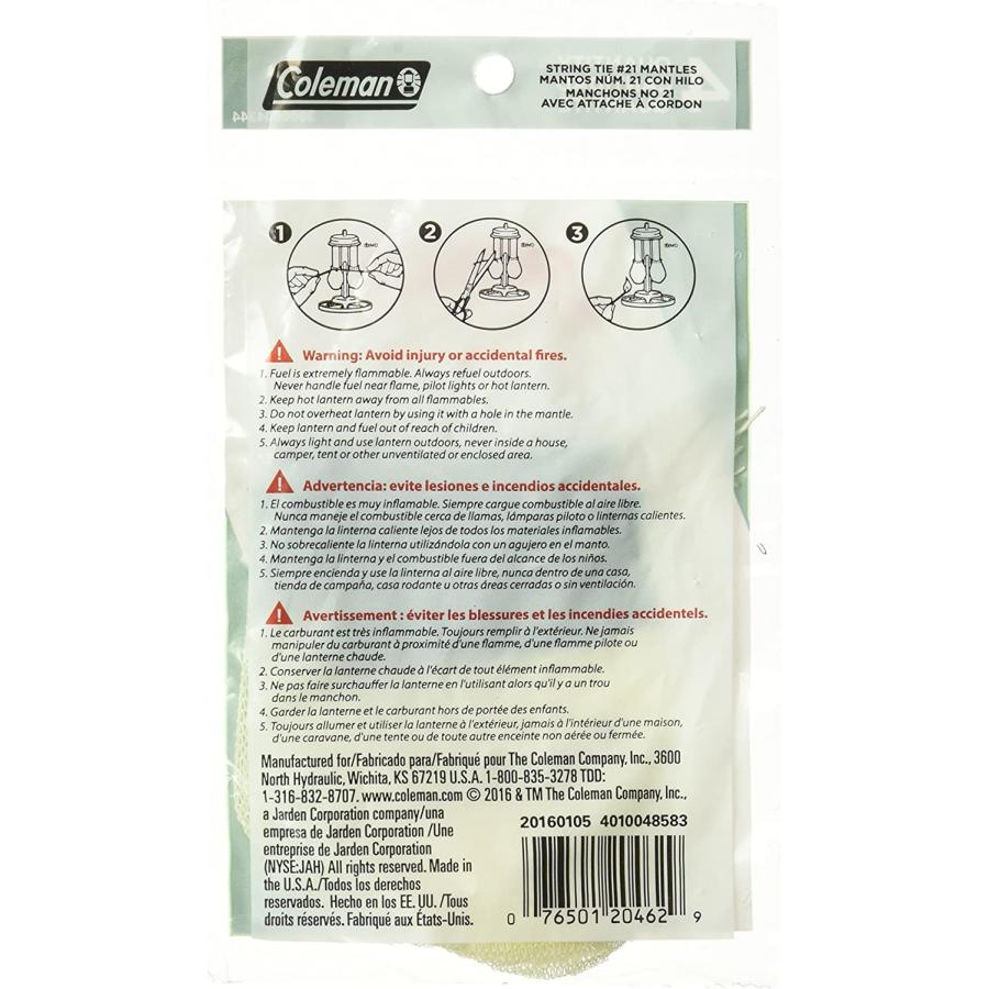 Coleman Tie-Style Mantle, 4-Pack | Coleman | 01