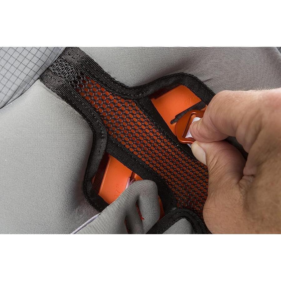 BIG AGNES WOMENS GARNET 60L BACKPACK FOR MULTIDAY HIKING, SHARK | BIG AGNES | 02