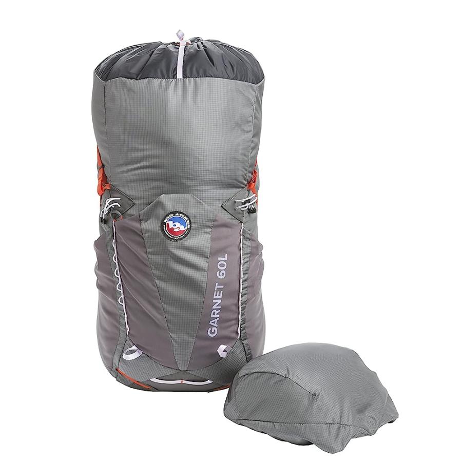 BIG AGNES WOMENS GARNET 60L BACKPACK FOR MULTIDAY HIKING, SHARK | BIG AGNES | 04
