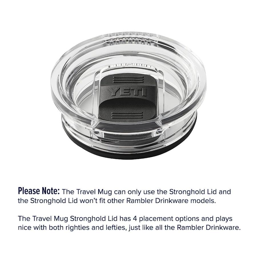 YETI RAMBLER 20 OZ TRAVEL MUG, STAINLESS STEEL, VACUUM INSULATED WITH STRONGHOLD LID, CHARCOAL | YETI | 05