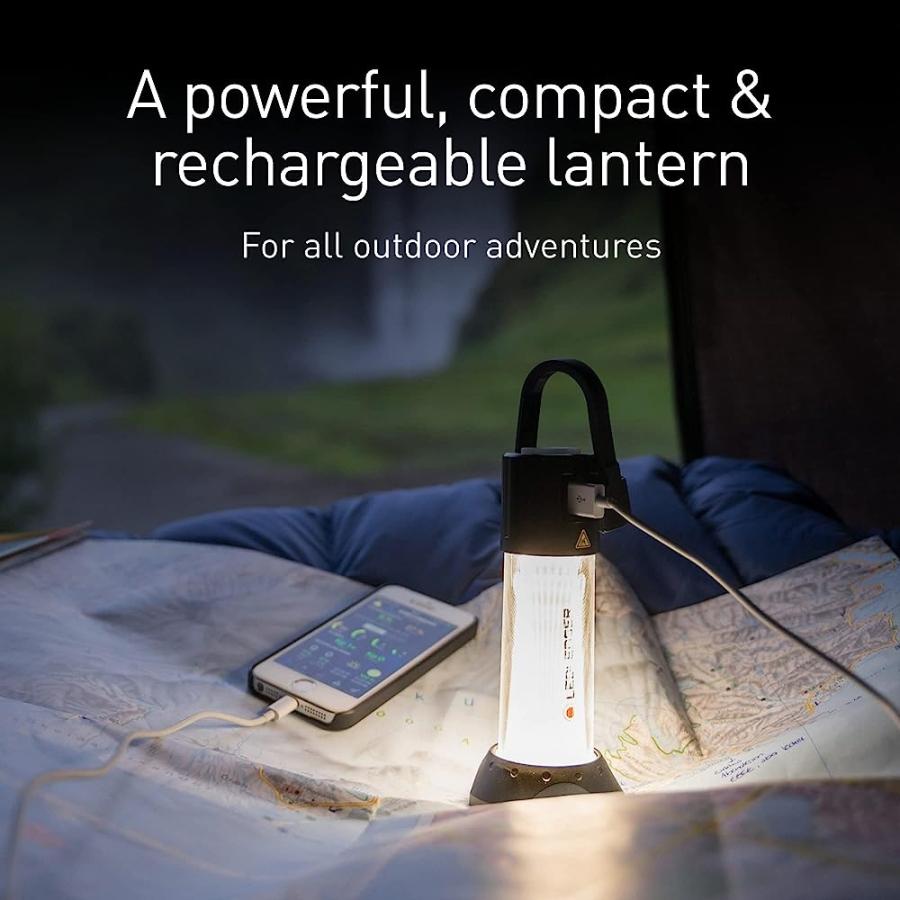 LEDLENSER ML6 CAMPING LANTERN, LED WITH MICRO PRISM TECHNOLOGY, 750 LUMENS, USB RECHARGEABLE, BACKPACKING, HIKING, CAMPING | LEDLENSER | 01