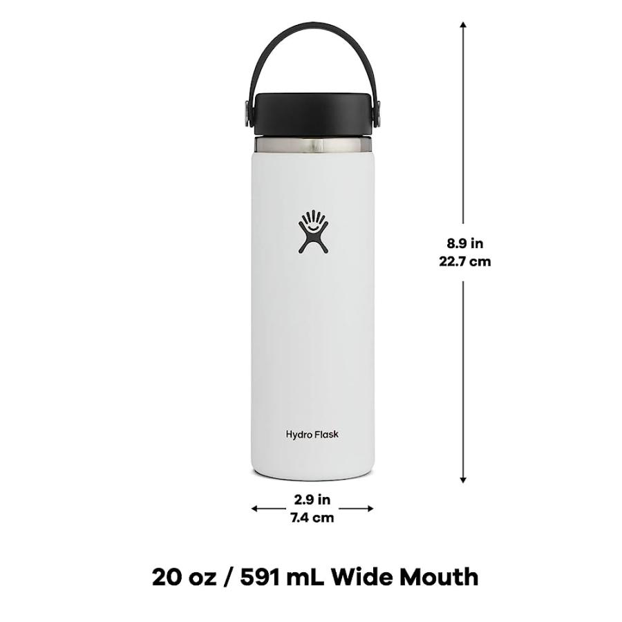HYDRO FLASK 20 OZ WIDE MOUTH WITH FLEX CAP STAINLESS STEEL REUSABLE WATER BOTTLE LUPINE -VACUUM INSULATED, DISHWASHER SAFE, BPA-FREE, NON-TOXIC | HYDRO FLASK | 03