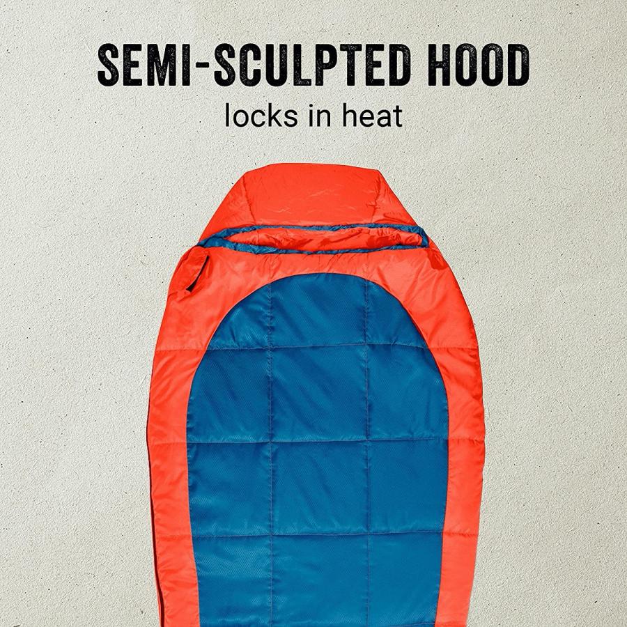 Coleman Sleeping Bag Kompact 25°F Mummy Sleeping Bag, Tiger Lily | Coleman | 04