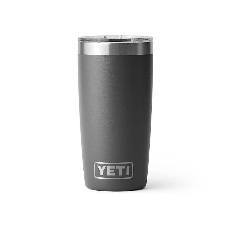 YETI RAMBLER 10 OZ TUMBLER, STAINLESS STEEL, VACUUM INSULATED WITH MAGSLIDER LID, CHARCOAL | YETI | 02