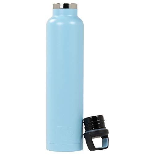 RTIC 26 OZ VACUUM INSULATED WATER BOTTLE, METAL STAINLESS STEEL DOUBLE WALL INSULATION, BPA FREE REUSABLE, LEAK-PROOF THERMOS FLASK FOR HOT AND C |  | 02