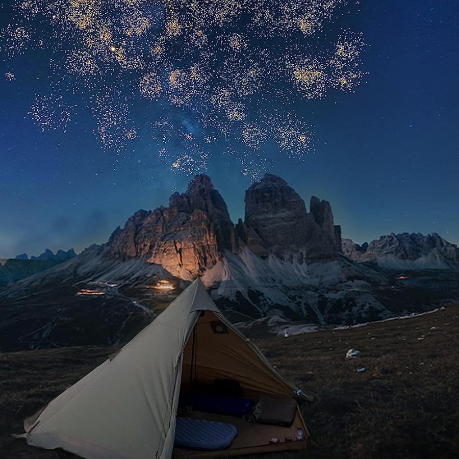 KINGCAMP TORINO HOT TENT WITH STOVE JACK WIND-PROOF CANVAS TENT FOR 4 SEASONS CAMPING TEEPEE HOT TENT WITH SNOW SKIRT HIKING HUNTING LUXURY CAMPI | KingCamp | 04