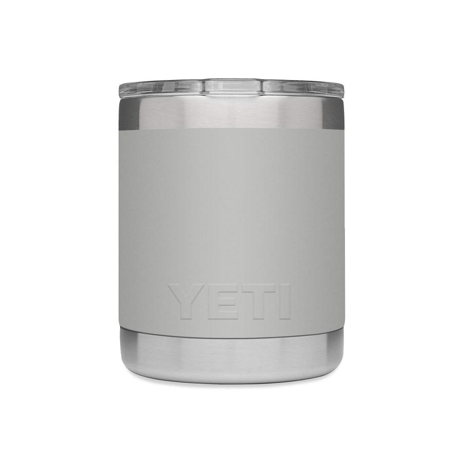 YETI Rambler 10オンス ローボール マグスライダー蓋付き 真空断熱 ステンレス製、グラネットグレー | YETI | 04