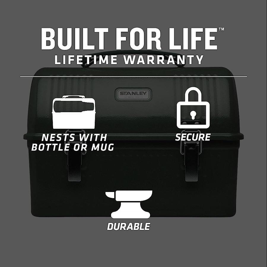 STANLEY 10-01625-028 THE LEGENDARY CLASSIC LUNCH BOX MATTE BLACK 10QT / 9.5L | STANLEY | 03