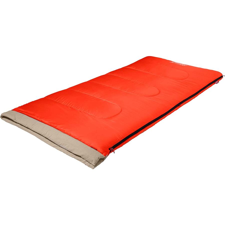 Coleman Sleeping Bag 30°F Big and Tall Sleeping Bag Oak Point Sleeping Bag, Orange | Coleman | 03