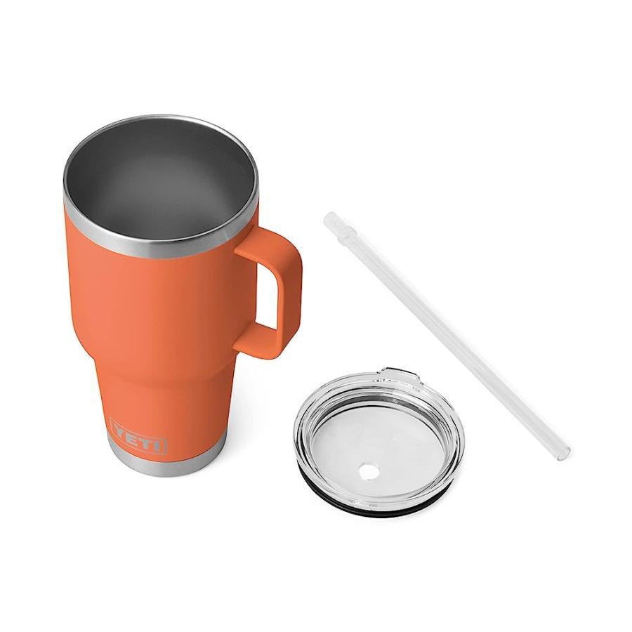 YETI RAMBLER 35 OZ STRAW MUG, VACUUM INSULATED, STAINLESS STEEL, HIGH DESERT CLAY | YETI | 03