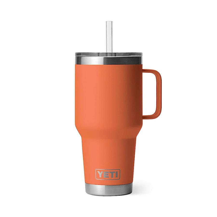 YETI RAMBLER 35 OZ STRAW MUG, VACUUM INSULATED, STAINLESS STEEL, HIGH DESERT CLAY | YETI | 06