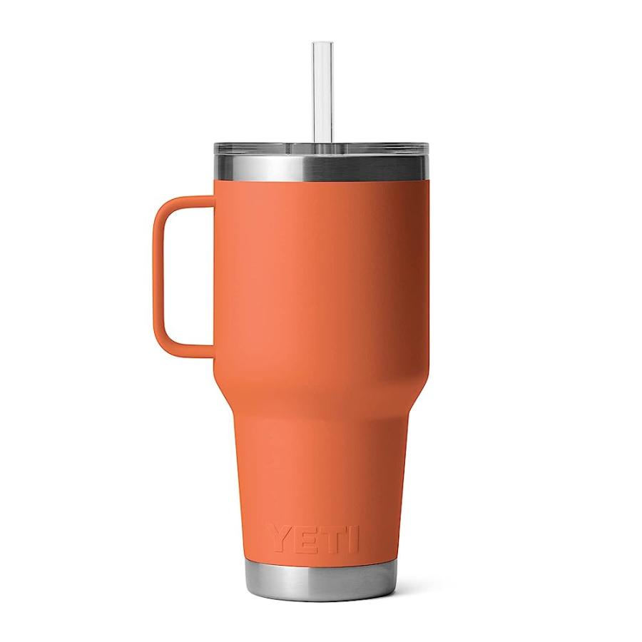YETI RAMBLER 35 OZ STRAW MUG, VACUUM INSULATED, STAINLESS STEEL, HIGH DESERT CLAY | YETI | 08