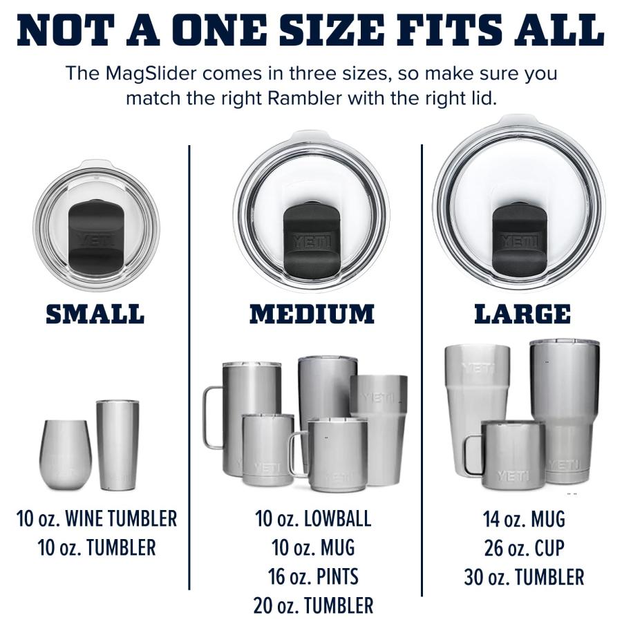 YETI Rambler マグスライダー 10オンス ワインタンブラー用蓋 | YETI | 01