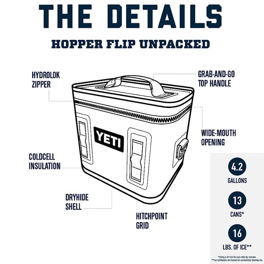 YETI HOPPER FLIP 12 PORTABLE SOFT COOLER, CANOPY GREEN | YETI | 01