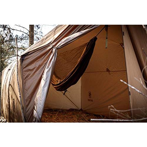 ONETIGRIS TEGIMEN HAMMOCK HOT TENT WITH STOVE JACK, SPACIOUS VERSATILE WALL TENT WITH SNOW SKIRT, 3000MM WATERPROOF WITH ZIPPERED TENT BAG |  | 07