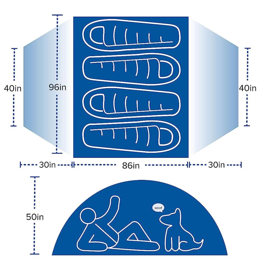 BIG AGNES COPPER SPUR HV UL BACKPACKING TENT, 4 PERSON (ORANGE) | BIG AGNES | 05