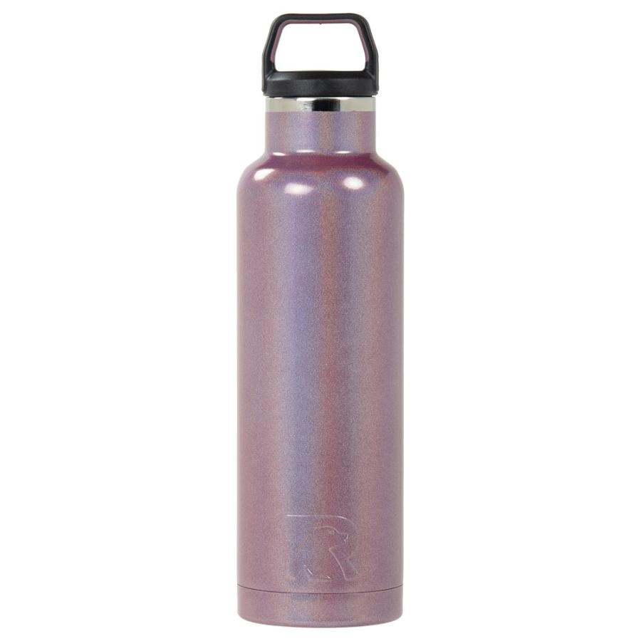 RTIC 20 OZ VACUUM INSULATED WATER BOTTLE, METAL STAINLESS STEEL DOUBLE WALL INSULATION, BPA FREE REUSABLE, LEAK-PROOF THERMOS FLASK FOR HOT AND C | 