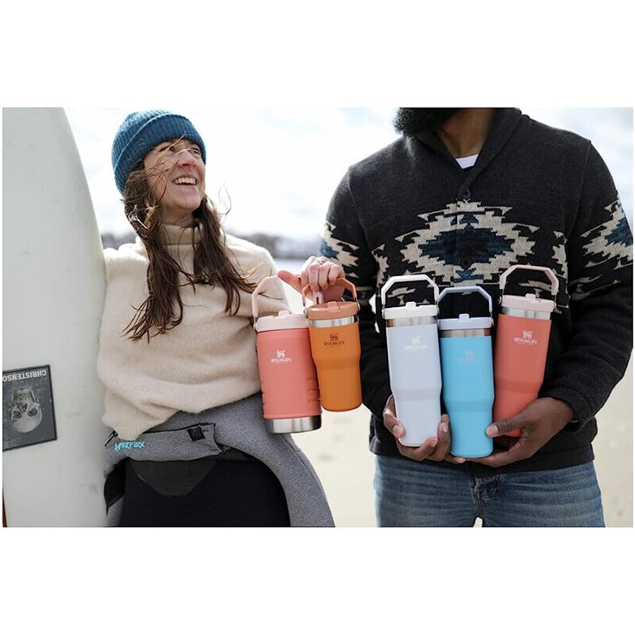 STANLEY ICEFLOW STAINLESS STEEL WATER JUG WITH STRAW, VACUUM INSULATED WATER BOTTLE FOR HOME AND OFFICE, REUSABLE TUMBLER WITH STRAW LEAKPROOF FL | STANLEY | 08