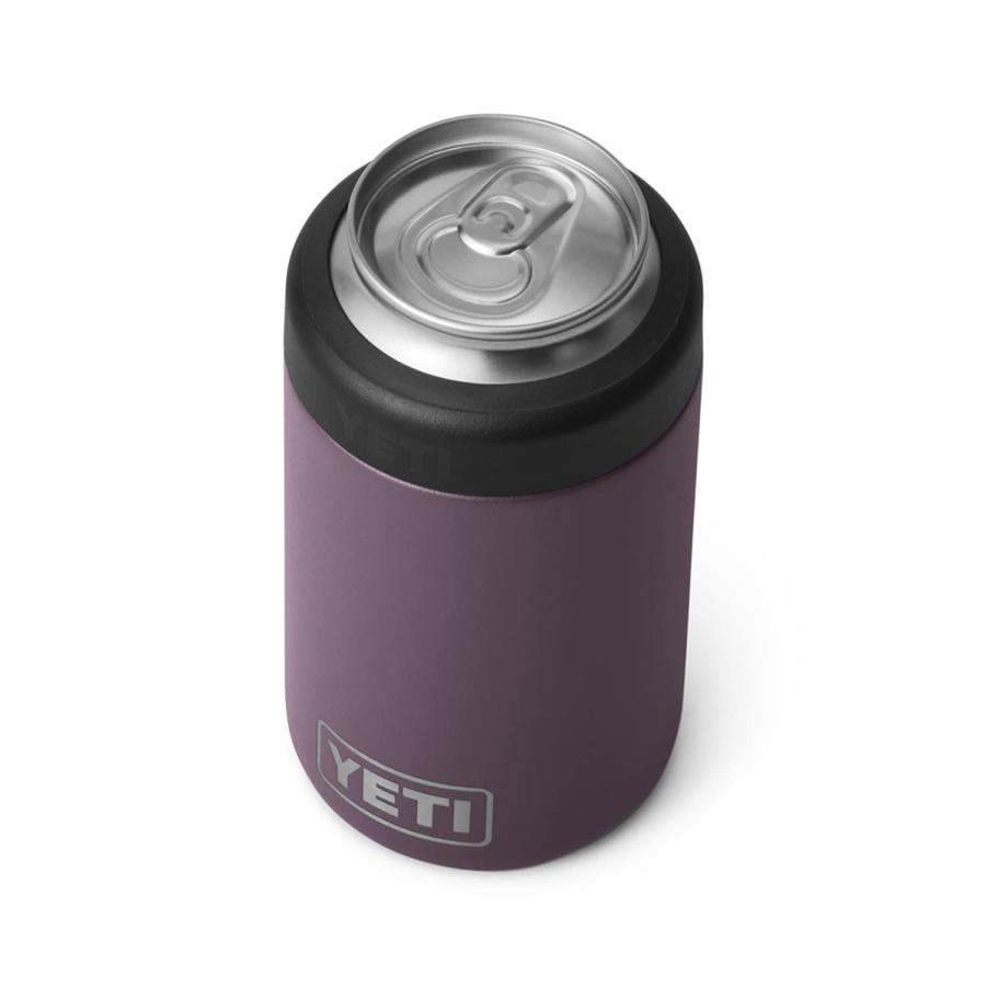 YETI Rambler 12オンス コルスター 標準缶クーラー:YETI 真空断熱 ステンレス製、ノルディックパープル | YETI