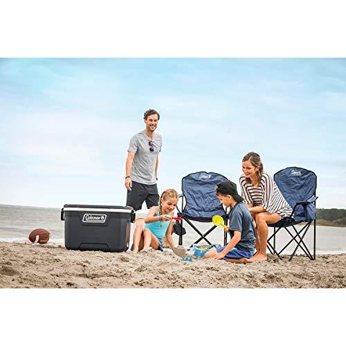COLEMAN COOLER QUAD PORTABLE CAMPING CHAIR, BLUE | Coleman | 05