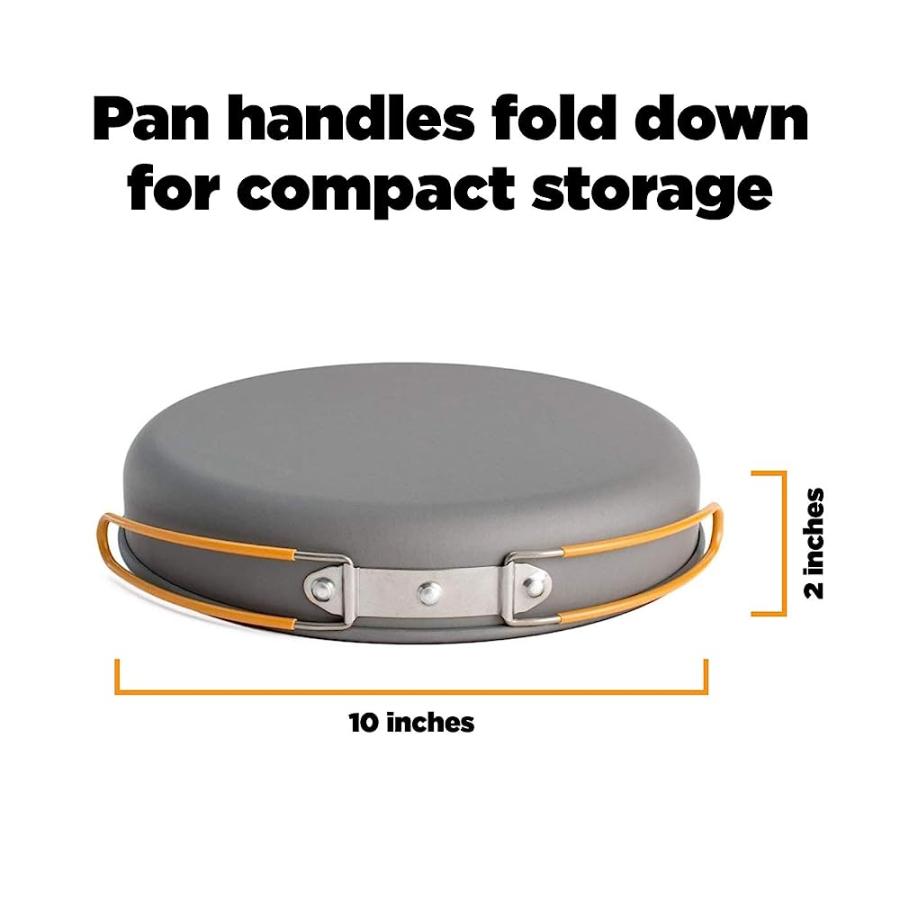 JETBOIL 10-INCH NON STICK CAMPING COOKWARE FRY PAN FOR JETBOIL CAMPING AND BACKPACKING STOVES | JETBOIL | 01