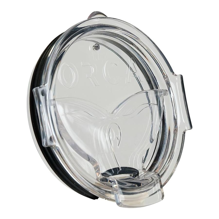 ORCA WHALE TAIL FLIP FLOP CHASER CUP LID, CLEAR | ORCA