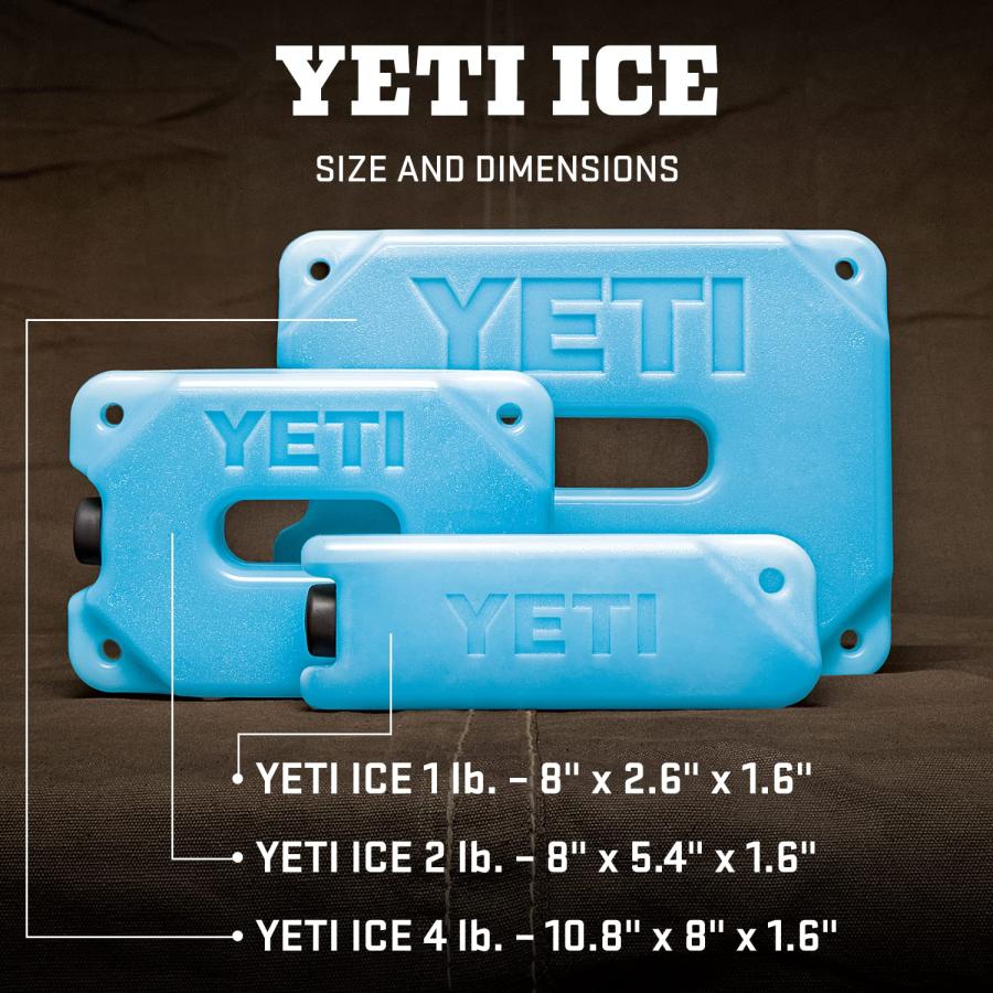 YETI アイスパック 保冷剤 再冷凍可能 クーラー:YETIボックスに (4ポンド) | YETI | 01