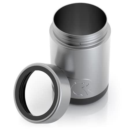 RTIC CAN COOLER INSULATED, BEER, BEVERAGE, SODA CAN COOLER WITH LID, STAINLESS STEEL METAL, DOUBLE WALL INSULATION COOZIE FOR CANS, SWEAT PROOF, |  | 04