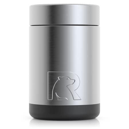 RTIC CAN COOLER INSULATED, BEER, BEVERAGE, SODA CAN COOLER WITH LID, STAINLESS STEEL METAL, DOUBLE WALL INSULATION COOZIE FOR CANS, SWEAT PROOF, |  | 07