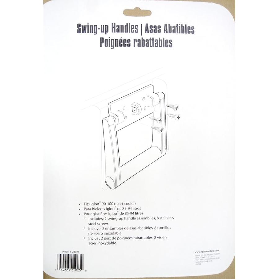 IGLOO 90-100 QUART COOLER HANDLES, WHITE | igloo | 02