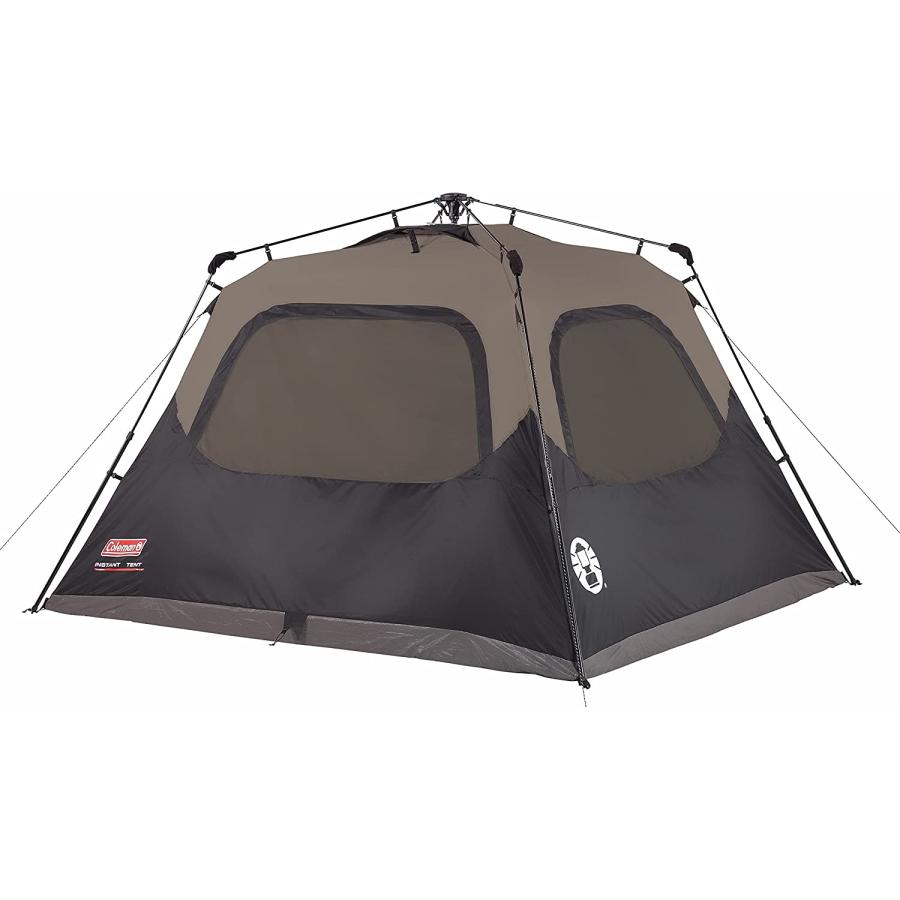 Coleman Camping Tent 6 Person Cabin Tent with Instant Setup , Brown/Black | Coleman | 01