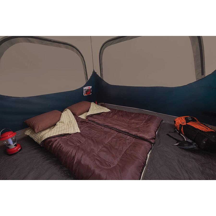 Coleman Camping Tent 6 Person Cabin Tent with Instant Setup , Brown/Black | Coleman | 04