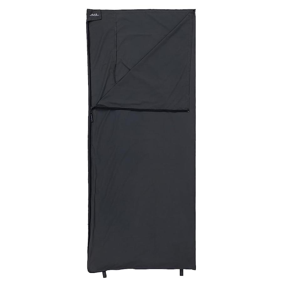 ALPS MOUNTAINEERING POLY COTTON RECTANGLE SLEEPING BAG LINER - CHARCOAL | ALPS MOUNTAINEERING