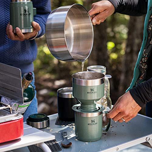 STANLEY 10-09566-001 THE CAMP POUR OVER SET, 12 OUNCES, HAMMERTONE GREEN NA | STANLEY | 05