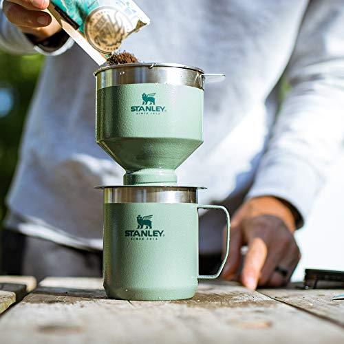 STANLEY 10-09566-001 THE CAMP POUR OVER SET, 12 OUNCES, HAMMERTONE GREEN NA | STANLEY | 06