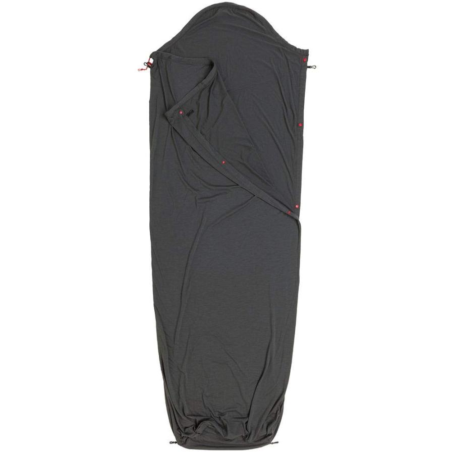 BIG AGNES WOOL SLEEPING BAG LINER, GRAY, 82" | BIG AGNES | 01