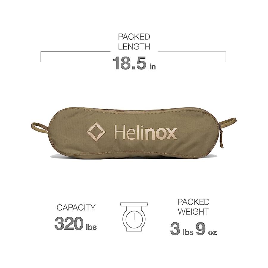 HELINOX CHAIR ONE XL LIGHTWEIGHT, PORTABLE, COLLAPSIBLE CAMPING CHAIR, COYOTE TAN | Helinox | 01