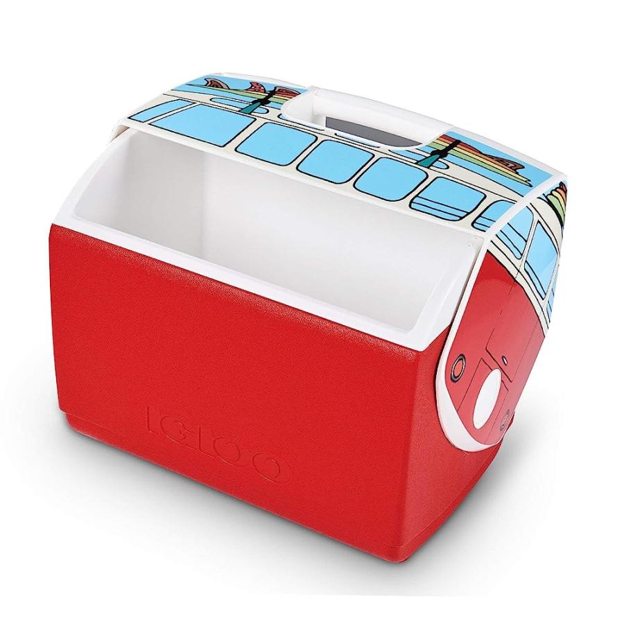 IGLOO 16 QUART LIMITED EDITION VW RED VAN PORTABLE LUNCHBOX PLAYMATE ELITE COOLER ICE BOX, VW VAN RED, LARGE (48854) | igloo | 03