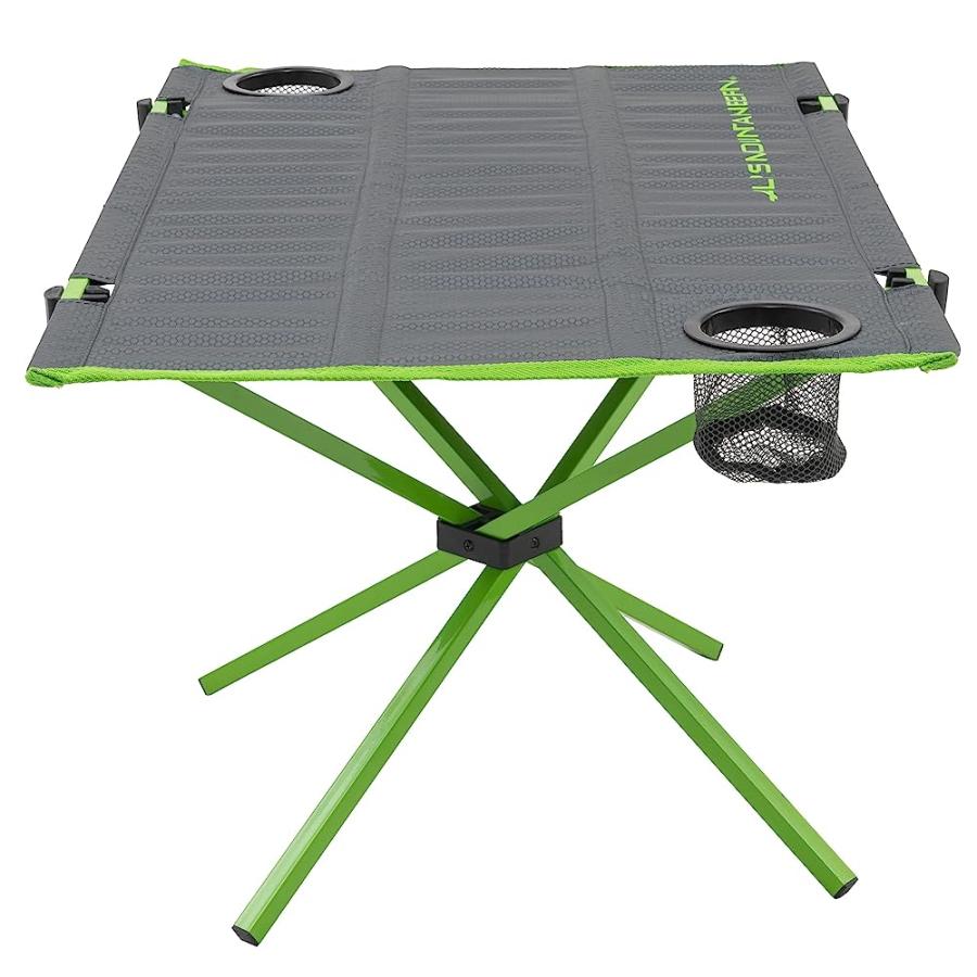 ALPS MOUNTAINEERING SIMMER CAMPING TABLE, ONE SIZE, GREEN/GRAY | ALPS MOUNTAINEERING | 01