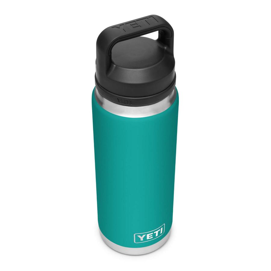 YETI Rambler 26オンス ボトル キャップ付き 真空断熱 ステンレス製、アクアファーブルー | YETI | 02