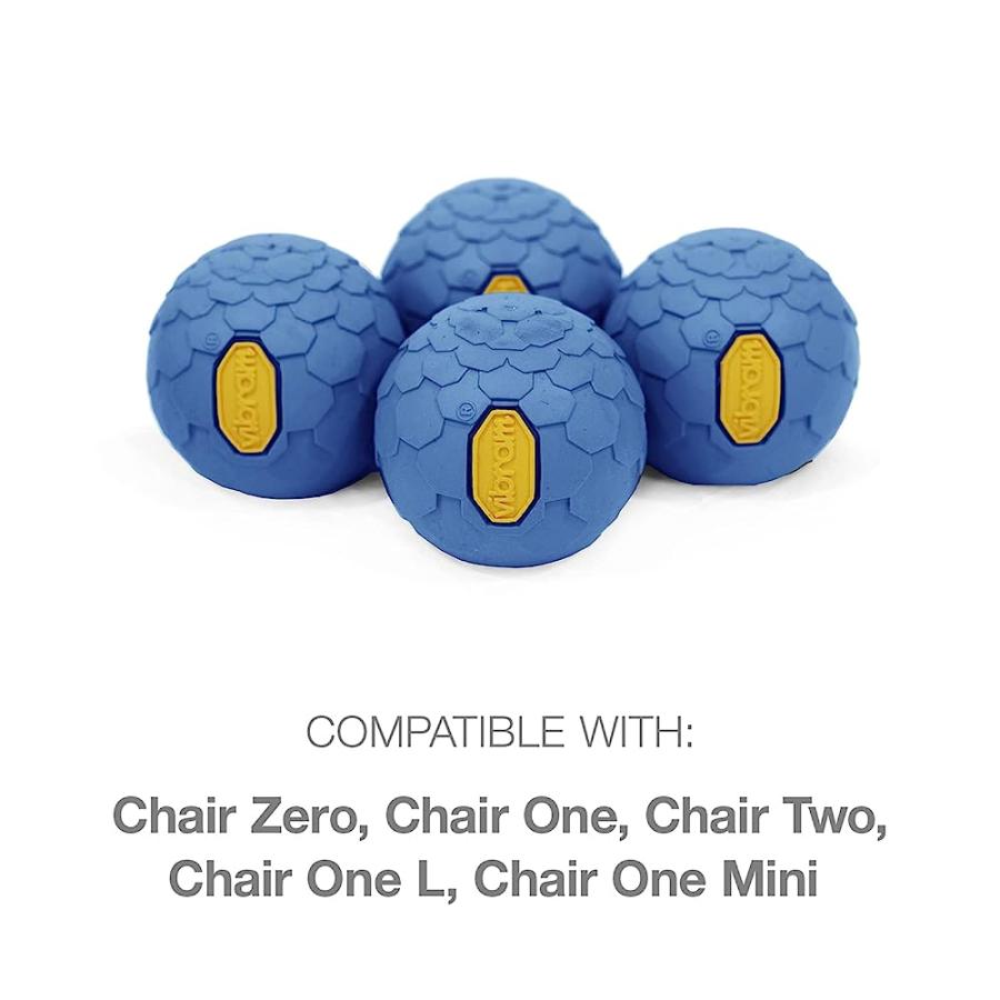 HELINOX CHAIR STABILIZING VIBRAM RUBBER BALL FEET (SET OF 4), 45MM, BLUE | Helinox | 01
