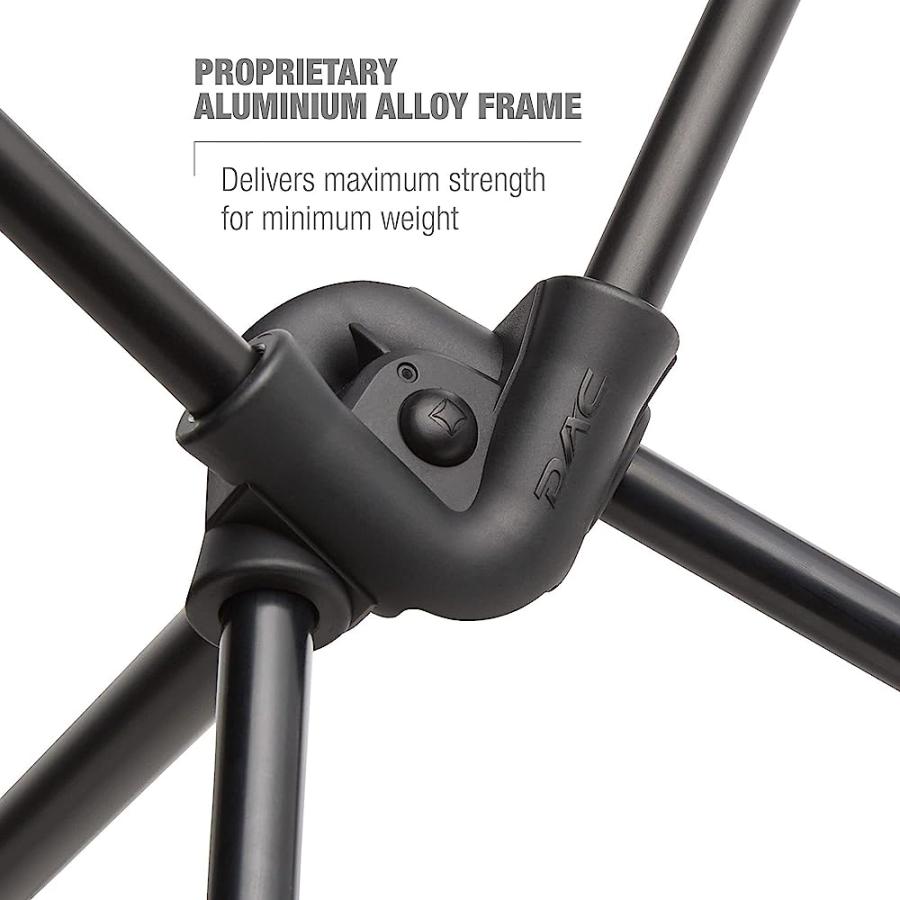 HELINOX SUNSET CHAIR LIGHTWEIGHT, HIGH-BACK, COMPACT, COLLAPSIBLE CAMPING CHAIR, BLACK/KHAKI/PURPLE, WITH POCKETS | Helinox | 06