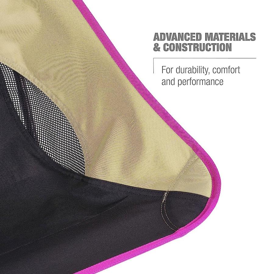 HELINOX SUNSET CHAIR LIGHTWEIGHT, HIGH-BACK, COMPACT, COLLAPSIBLE CAMPING CHAIR, BLACK/KHAKI/PURPLE, WITH POCKETS | Helinox | 07