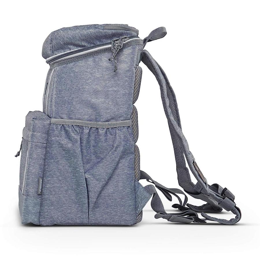 IGLOO 30 CAN LARGE PORTABLE INSULATED SOFT COOLER BACKPACK CARRY BAG, LIGHT GRAY | igloo | 05