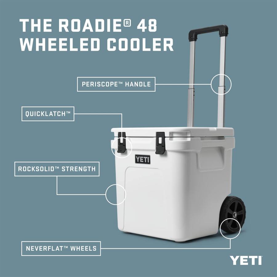 YETI Roadie 48 クーラー:YETIボックス ホイールクーラー:YETI キャスター付き、チャコール | YETI | 01