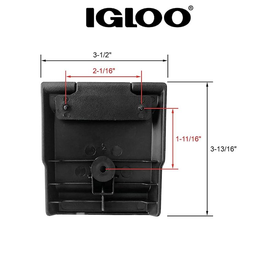 IGLOO COOLER OVERSIZED MECHANICAL LATCH FOR 150-165 QT COOLERS, BLACK | igloo | 01